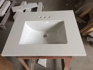 25 inci Vanity Top Dengan Tenggelam