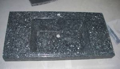 Granit Vanity Dengan Sink Bersepadu